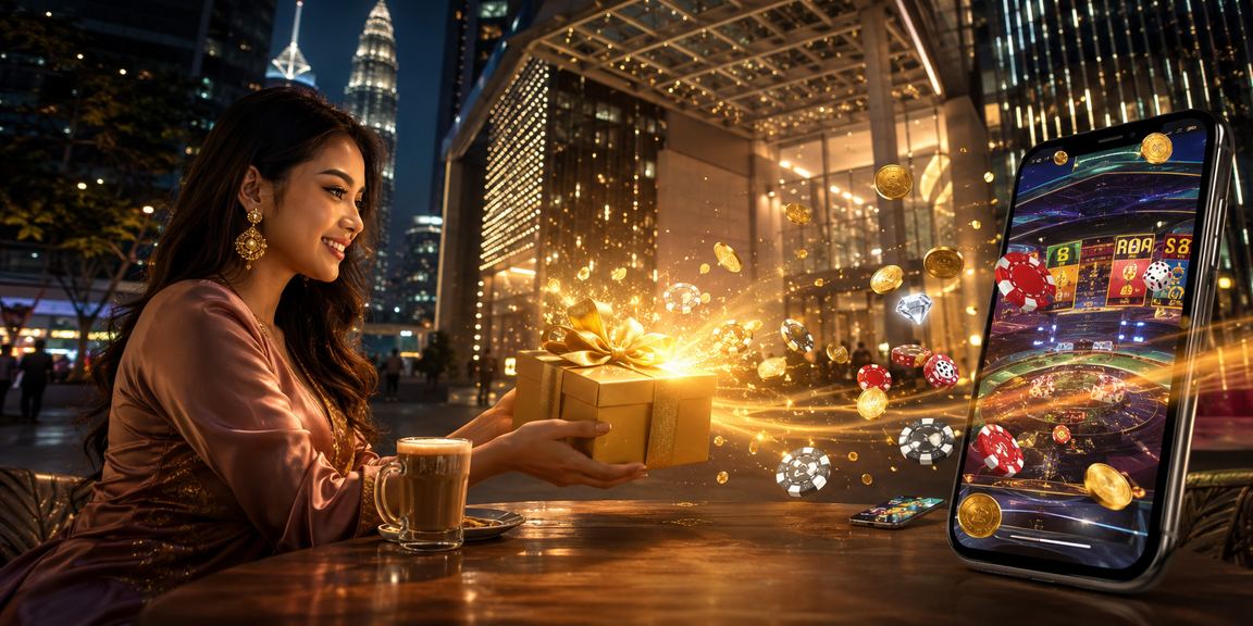 Pemain poker menggunakan telefon mudah alih di Kuala Lumpur